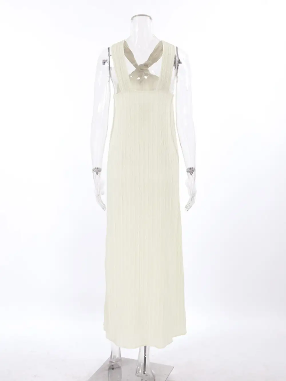 Drape Halter Maxi Dress