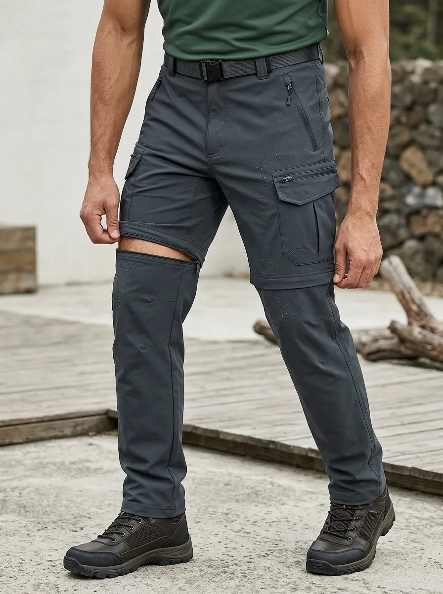 Men's Canyon Outdoor Waterproof Zip-Off Tactical Cargo Pants
