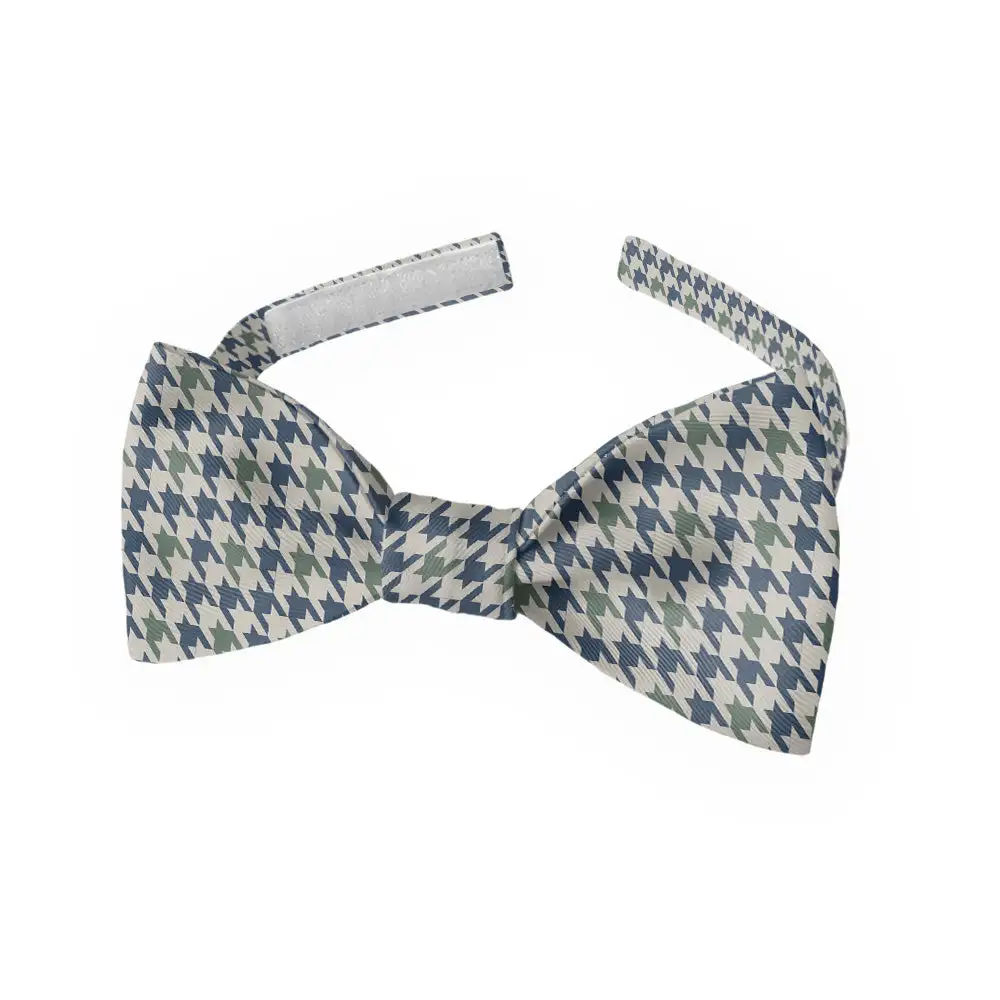 Houndstooth Pattern Bow Tie