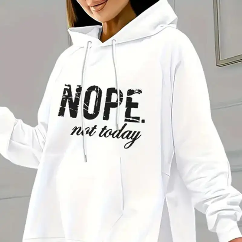 Drawstring Hooded Stretch Women's Matching Set