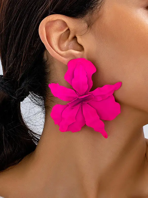 Floral Accent Earrings