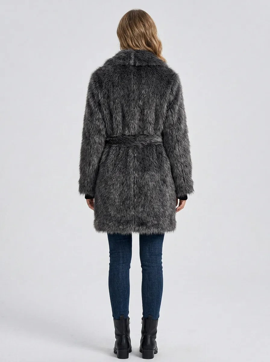 Women's Faux Fur Winter Coat