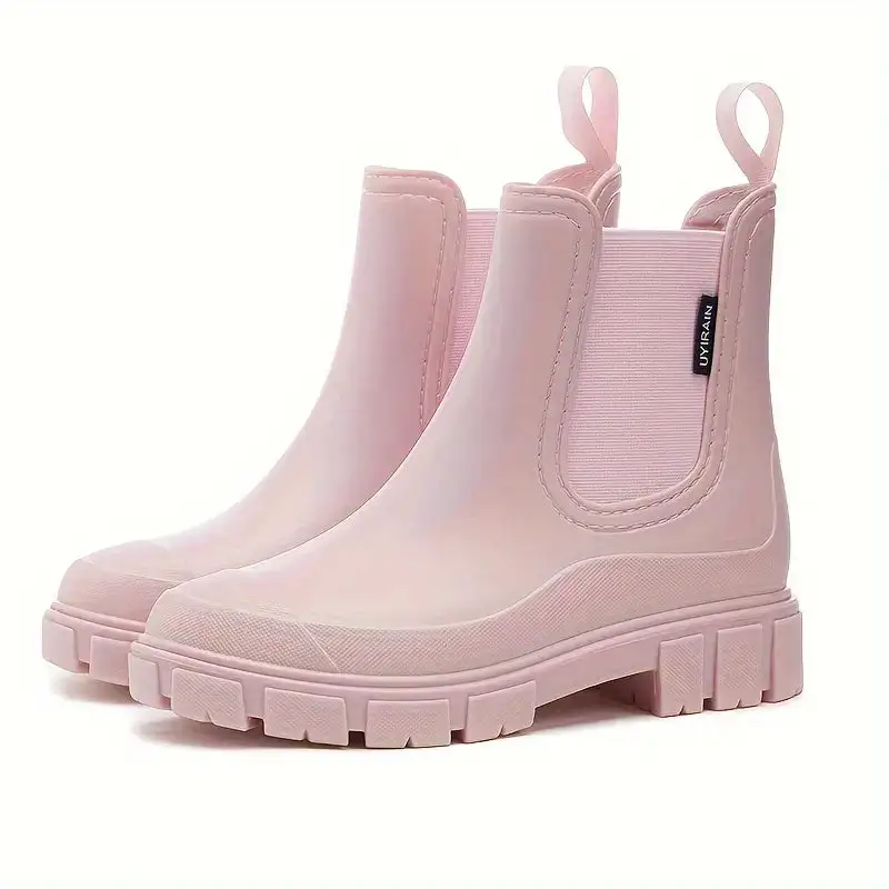 Waterproof Chelsea Boots Slip Resistant Lug Sole