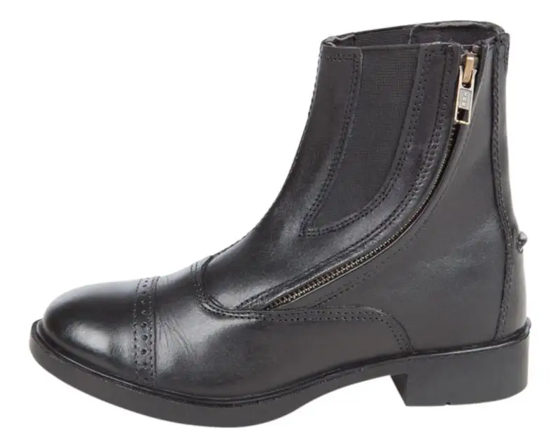 Side Zip Paddock Boots - Kids 12R Blk