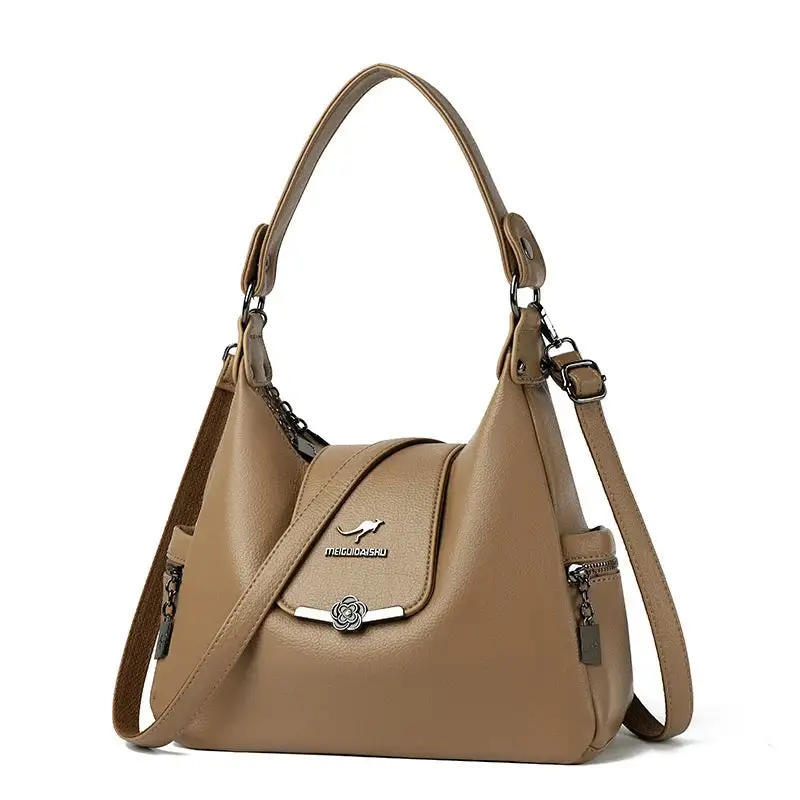 Modern Sophistication: High-Quality Designer Leather Shoulder Bag