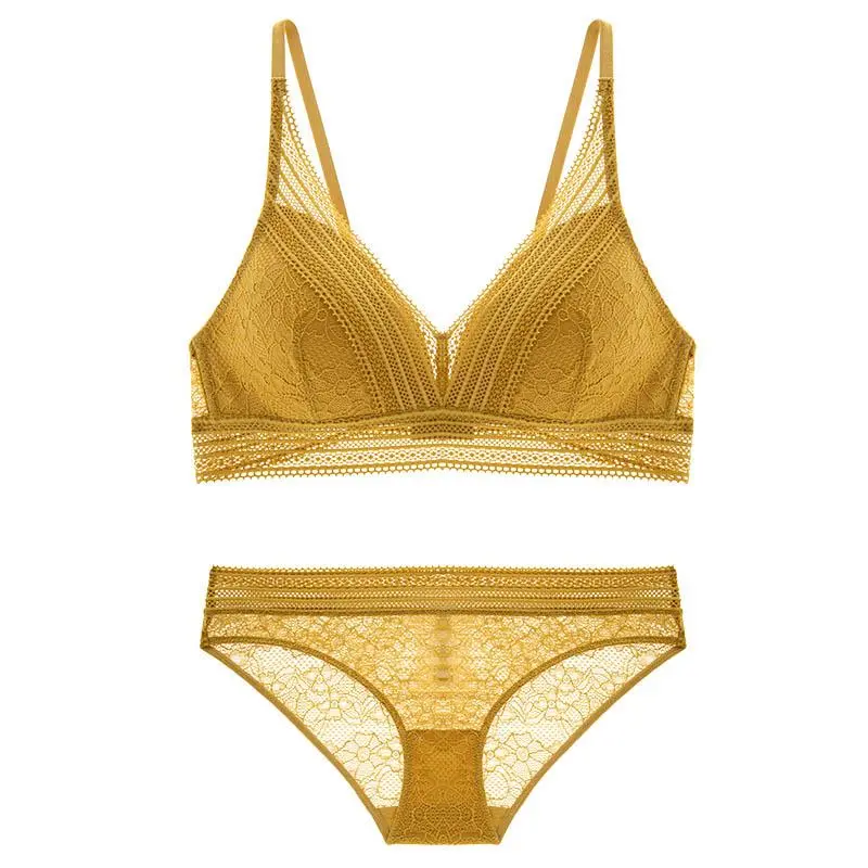 Everyday Lace Embroidered Lingerie Set