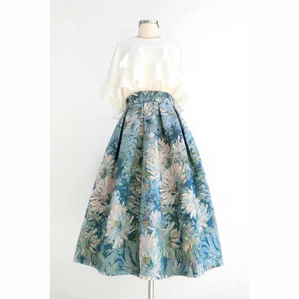 Classic Market Everyday Casual Floral Skirt