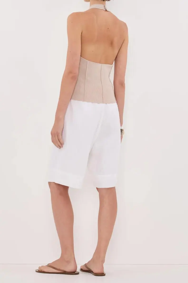 HALTER KNIT TOP