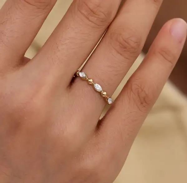 Petite Marquise Ring