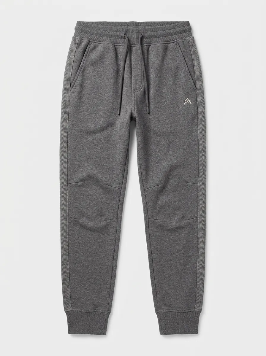 Men's Herringbone Side Stripe Jogger Sweatpants