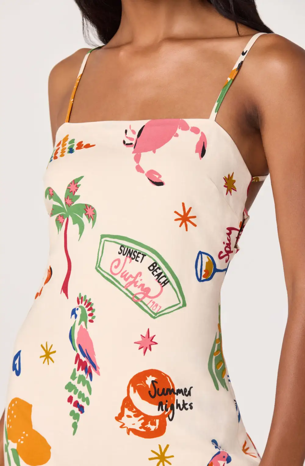 Printed Mini Easy Fit Dress