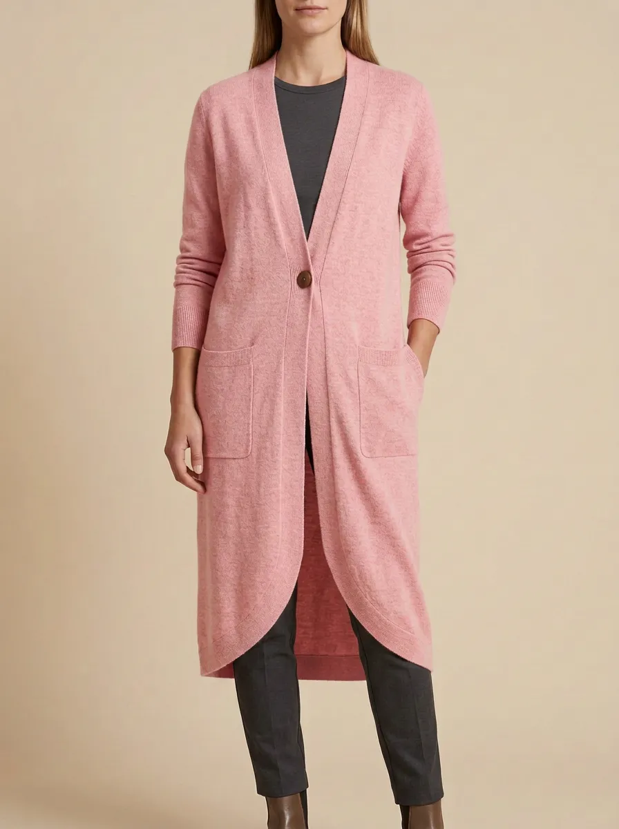 Women's Modern Minimal Knit Cardigan