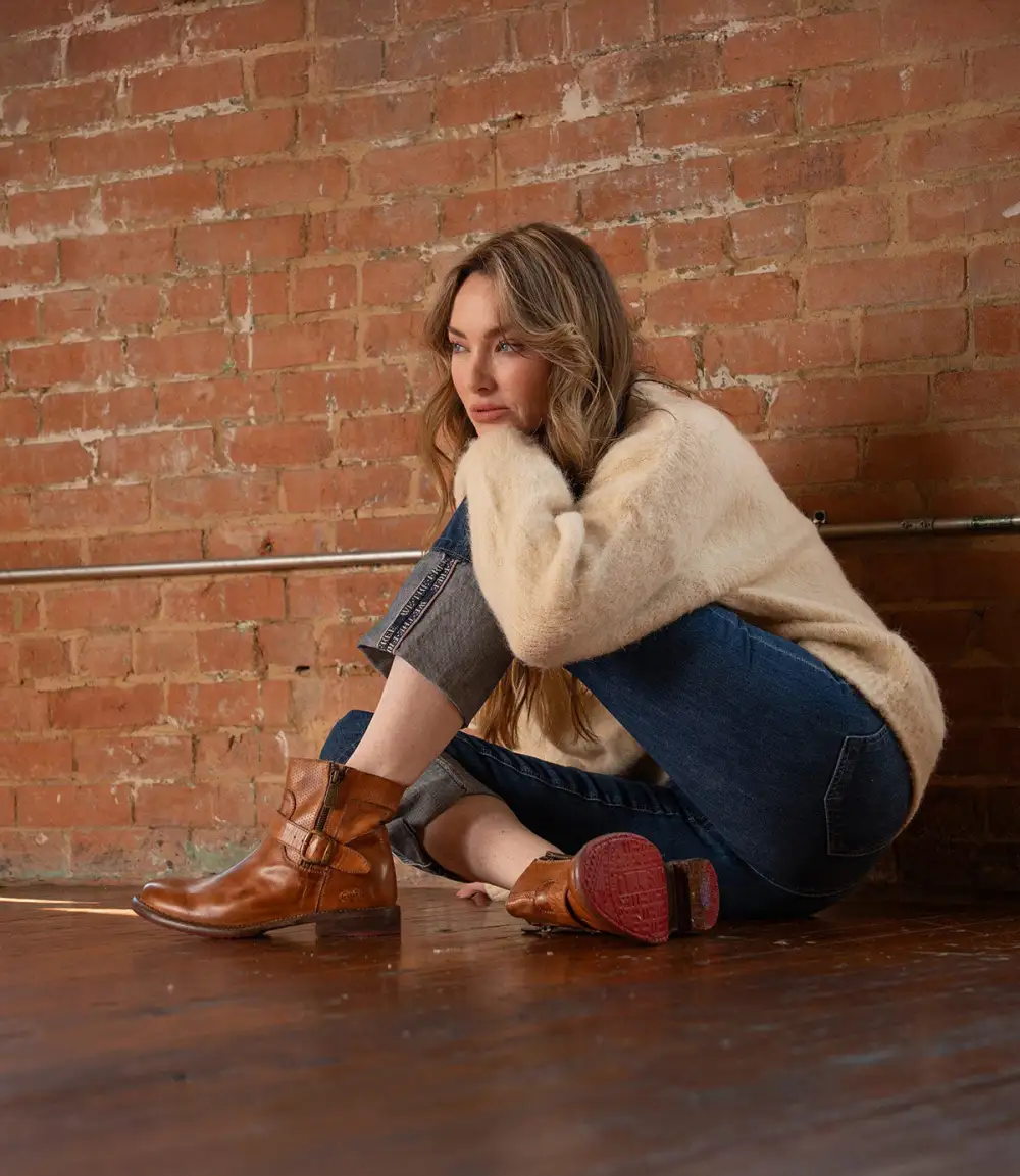 Buckled Perforated Everyday Boots