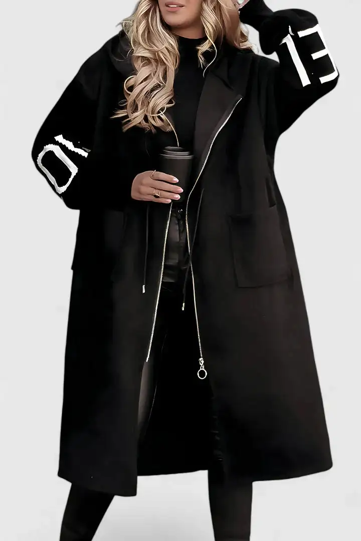 Elegant Hooded Coat