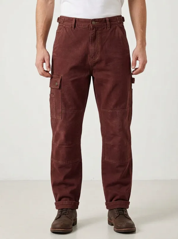 Men's Relaxed Heavyweight Canvas Cargo Pants
