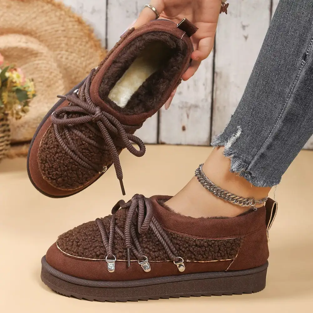 Lace-Up Ankle Boots