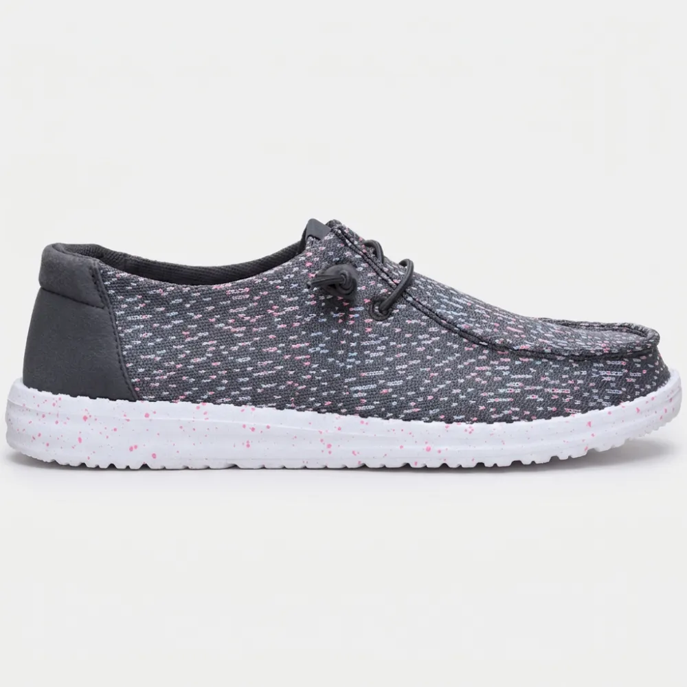 Wendy Stretch Speckle Mesh Lace Shoe