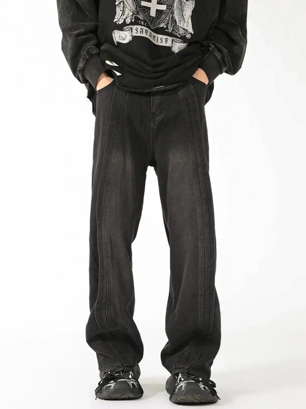 Everyday Washed Wide Leg Jeans