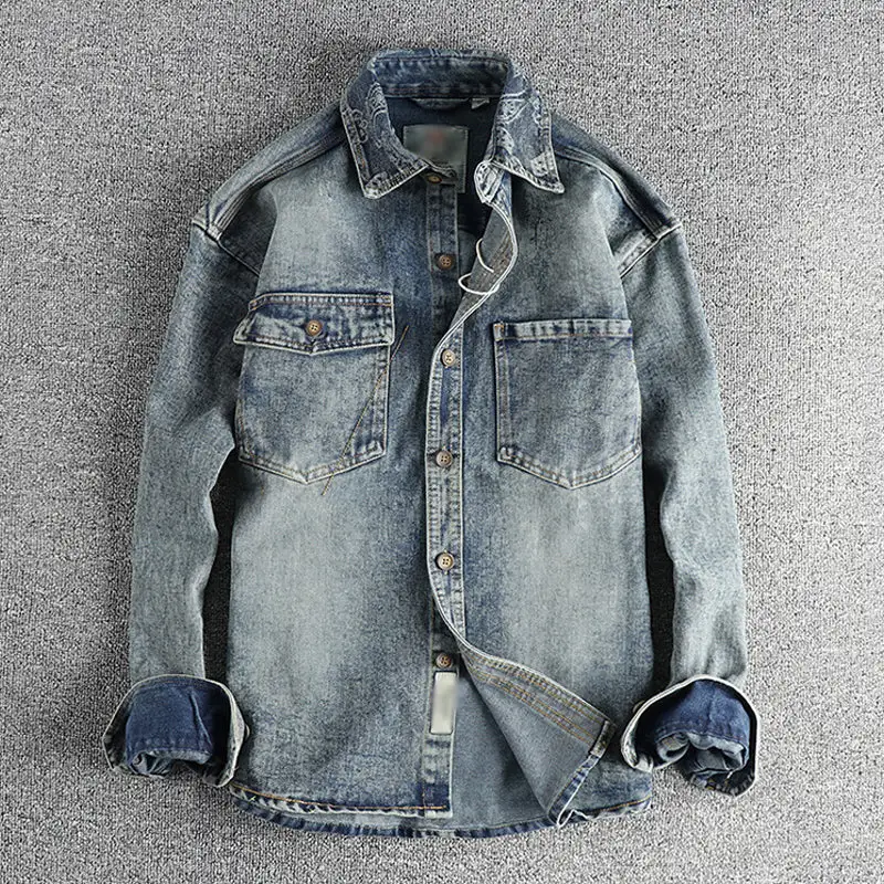 Embroidered Woven Washed Shirt