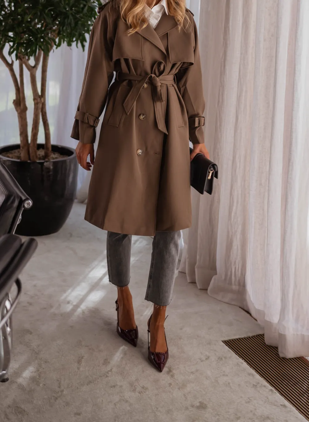 Classic Longline Trench Coat