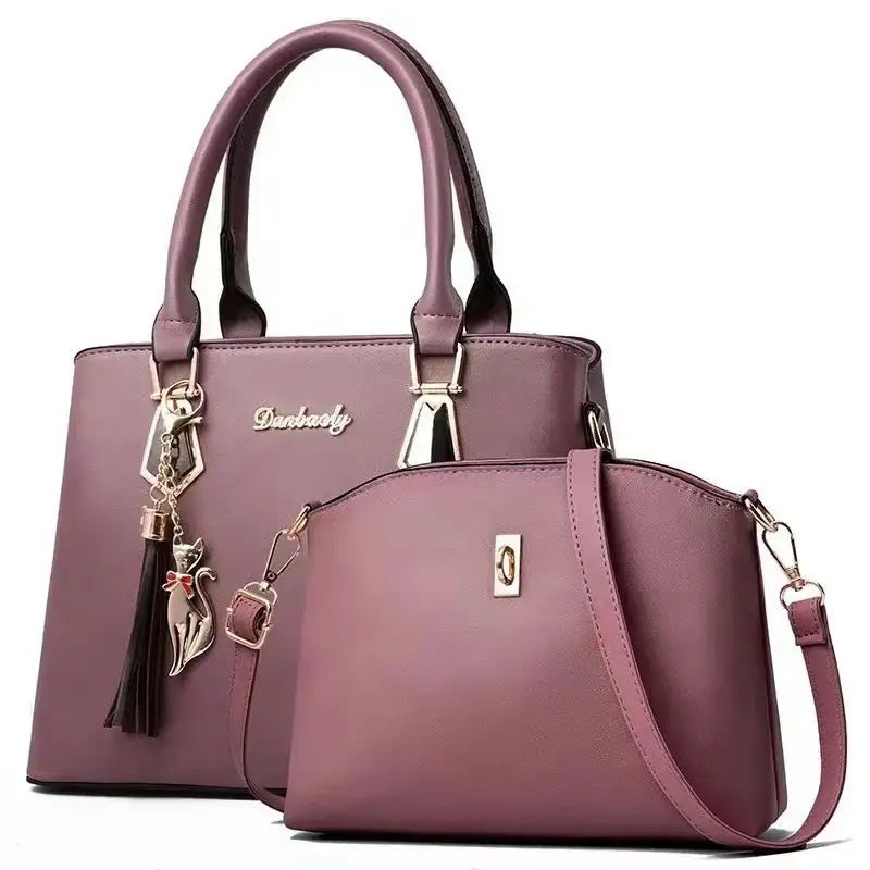 Everyday Elegance: Casual Satchel And Crossbody Bag Set
