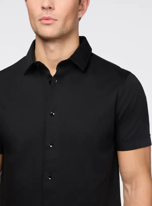 Jersey Short Sleeve Casual Shirt