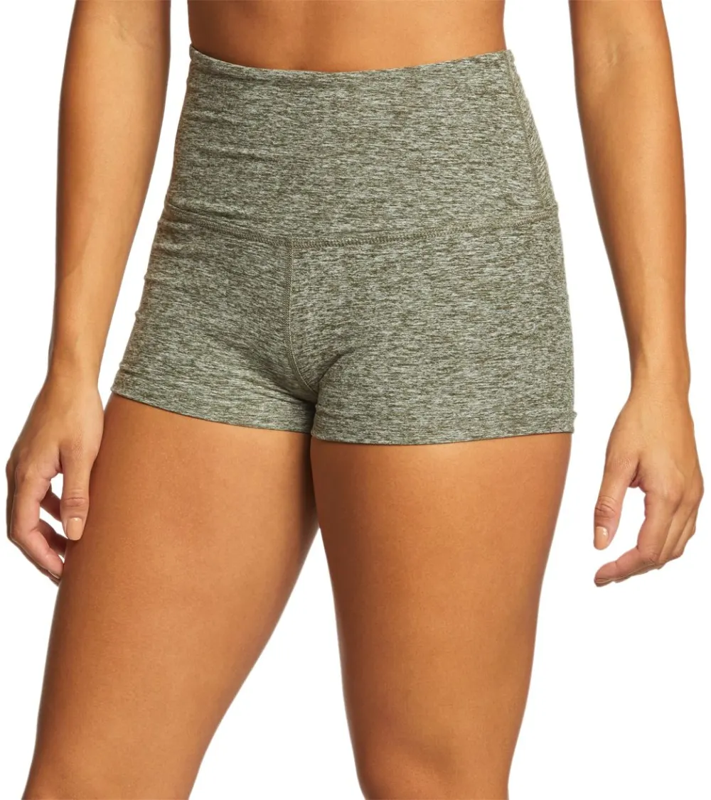 Compact Wide Waist Yoga Shorts