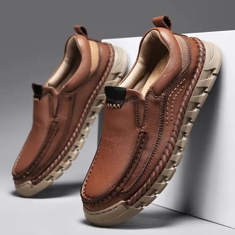 Leather Hand-Stitched Shoes