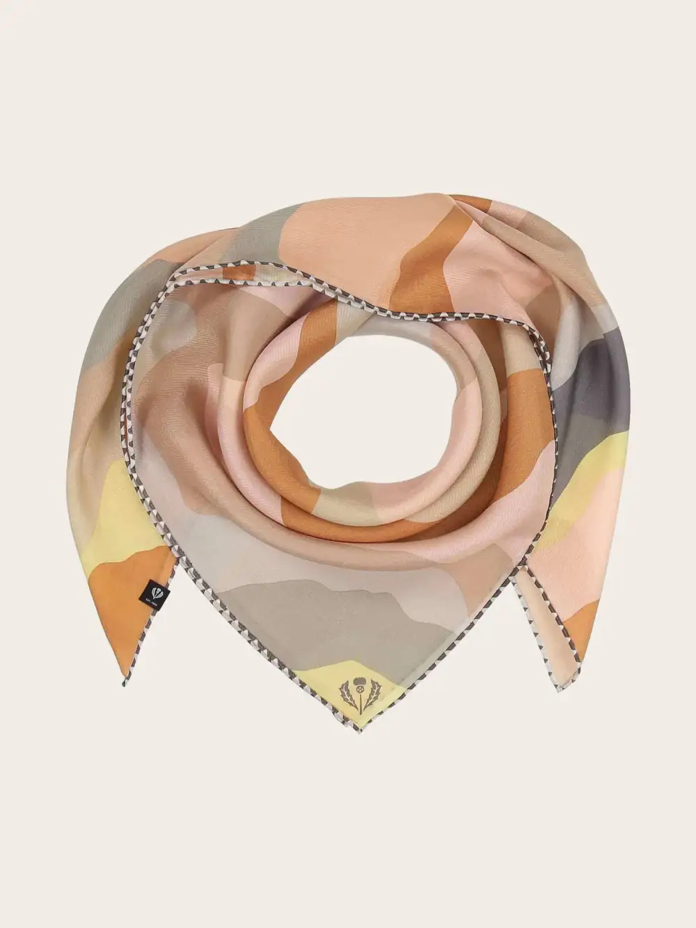 Crepe Silk Square Scarf
