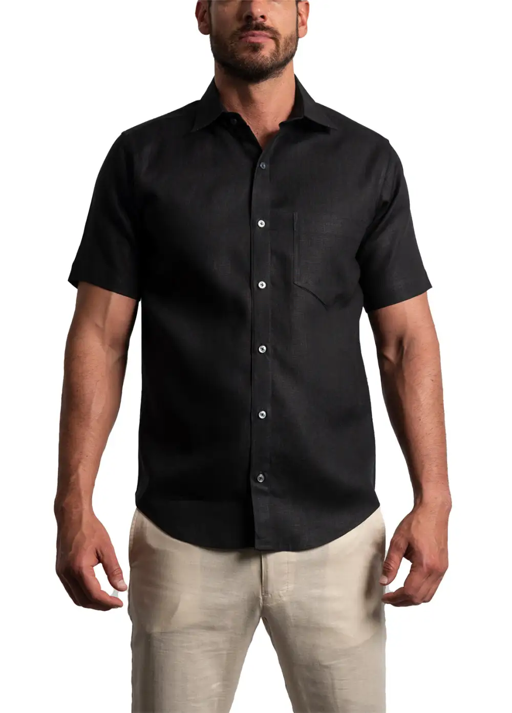 Camisa Mykonos Negra