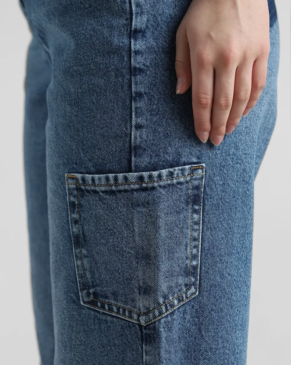 Blue High Rise Jeans