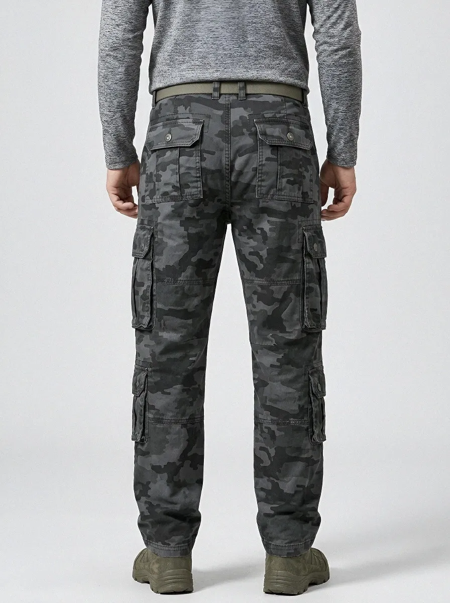 Utility-Driven Camouflage Camouflage Cargo Pants