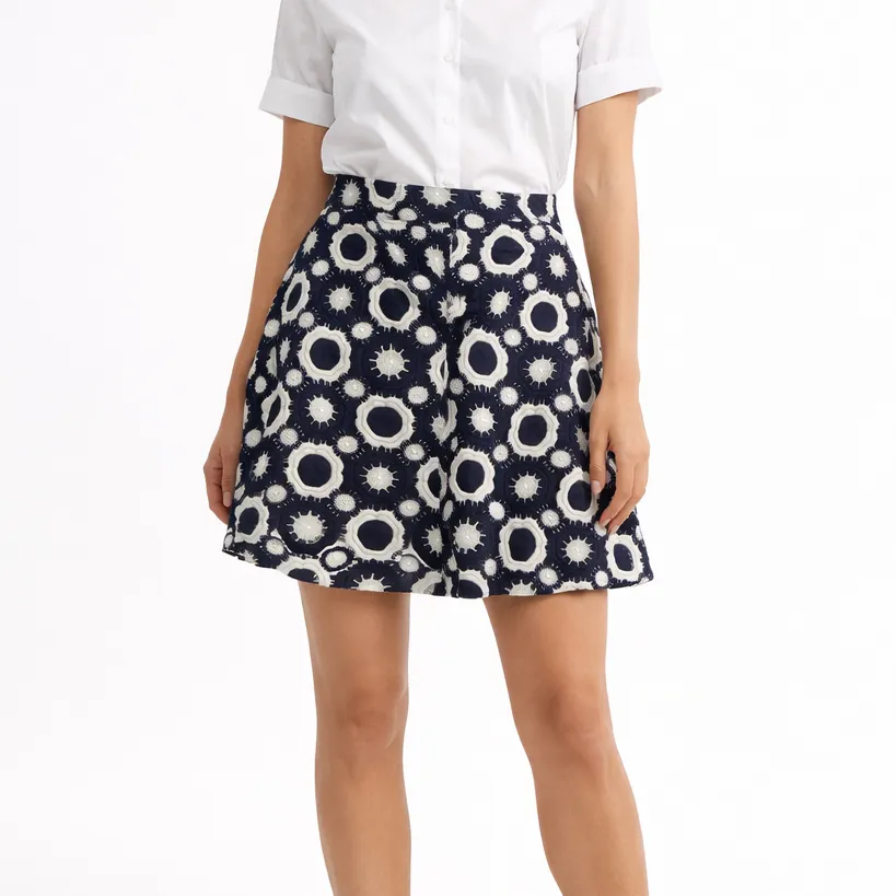 Refined Fitted Mini Skirt