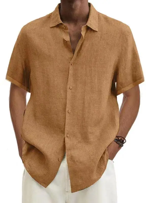 Easy Fit Short Sleeve Button Front Shirt