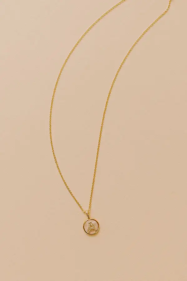 Pave Simulated Diamond Pearl Pendant Necklace