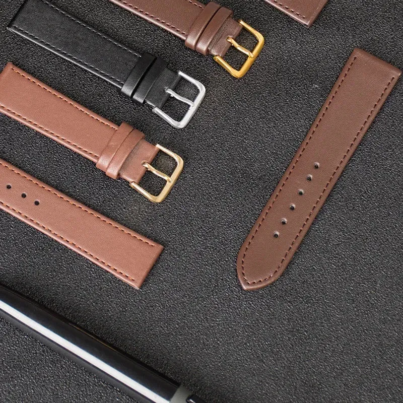 Leather Watch Strap Replacement Band – Adjustable Vintage Wristband