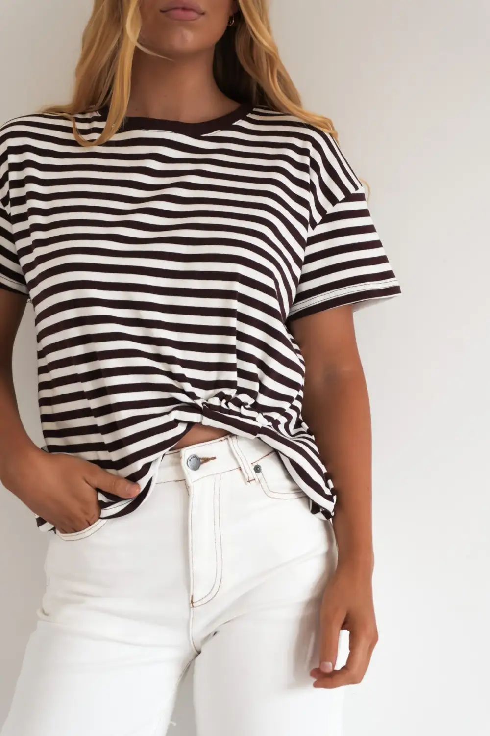 Striped Street Design Casual Tee