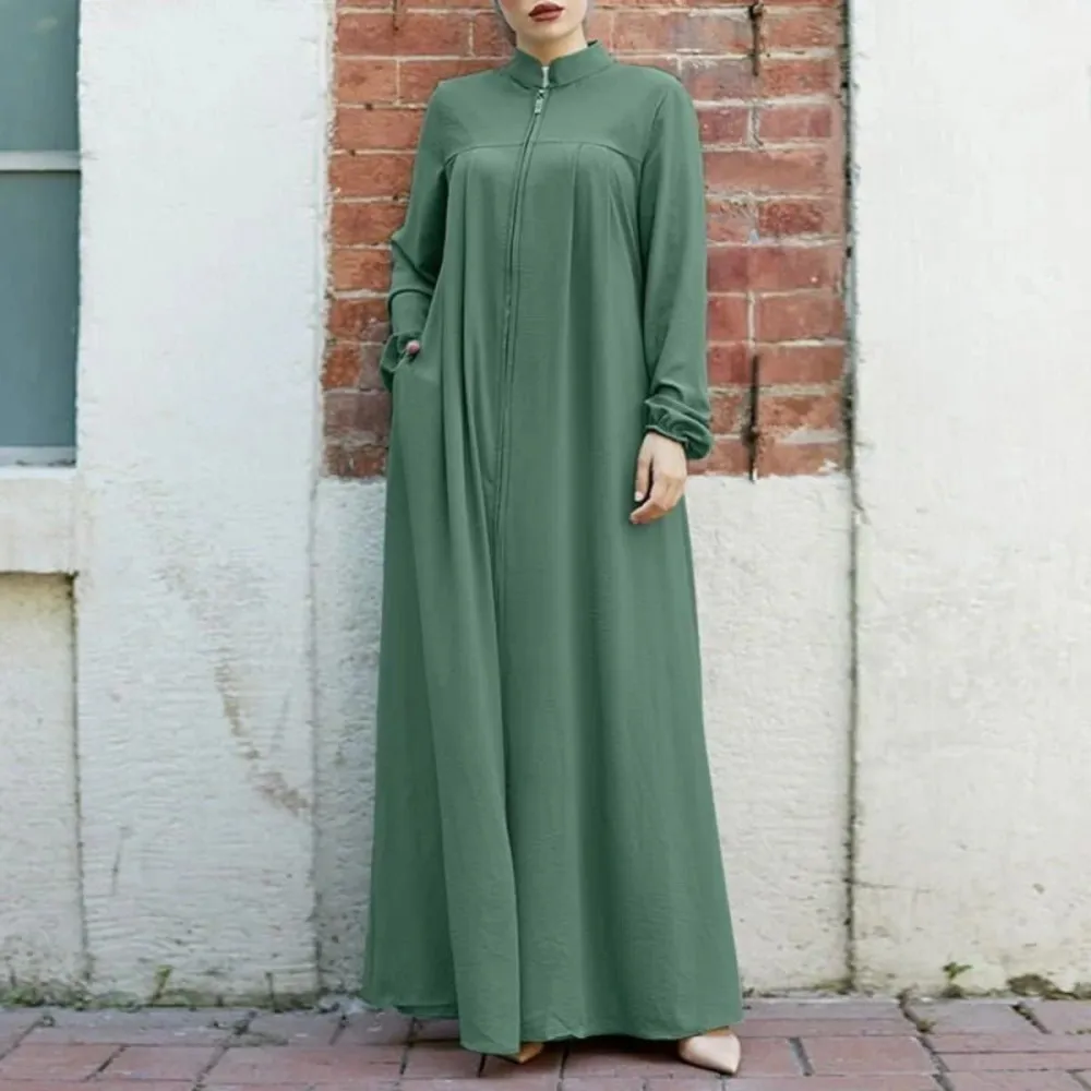Relaxed Modern Flowing Modest Maxi Dress