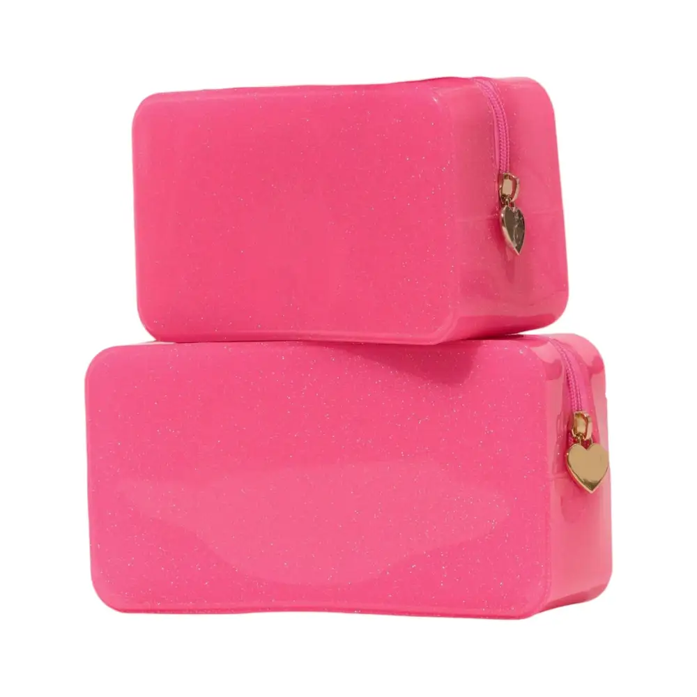 Sunset Pop Jelly Pouch – Bright Pink