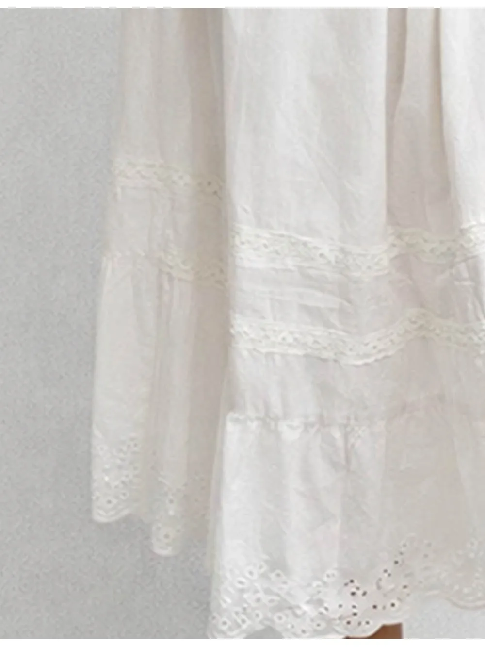 Square Neck Front Smocked Waist Midi Dress