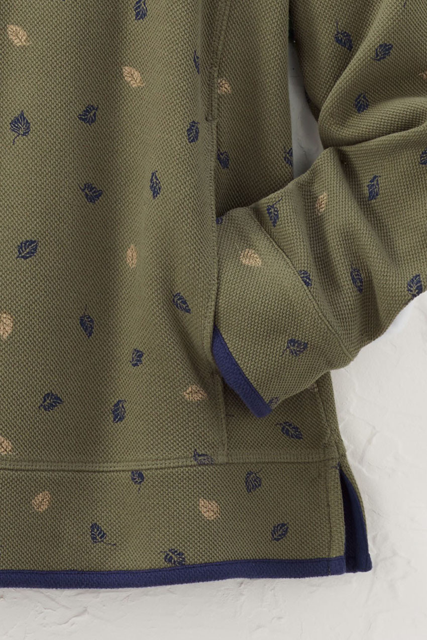 Dancing Leaves Quarter-Zip Sweatshirt