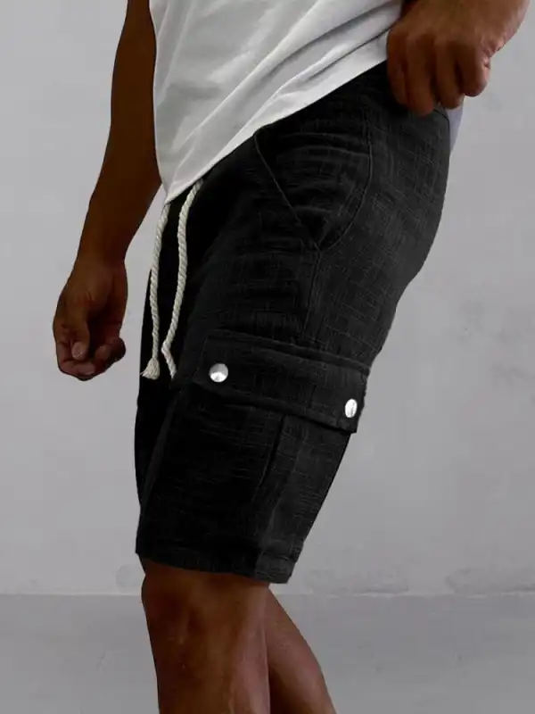Lightweight Cotton Cargo Shorts