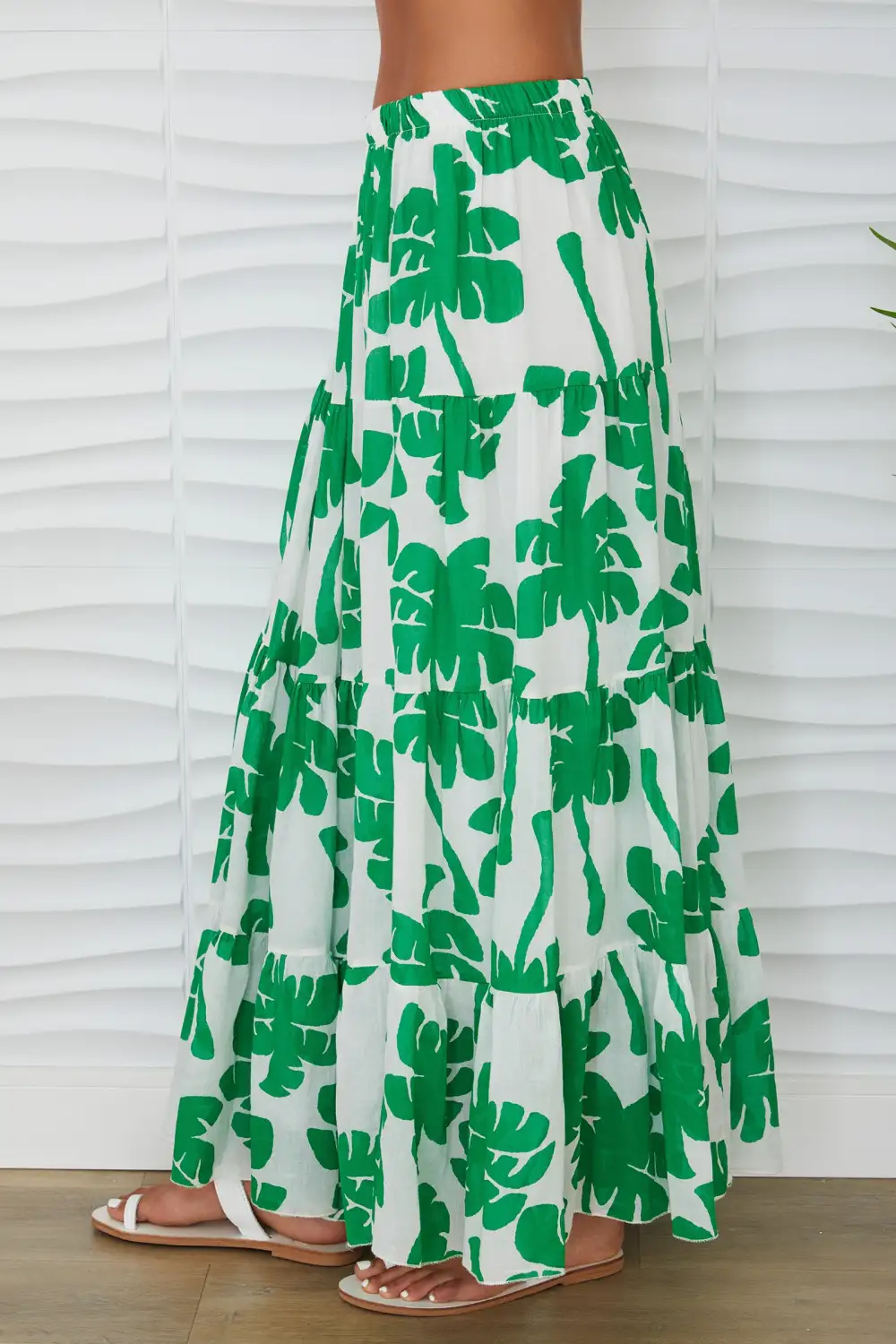 Tiered Maxi Skirt