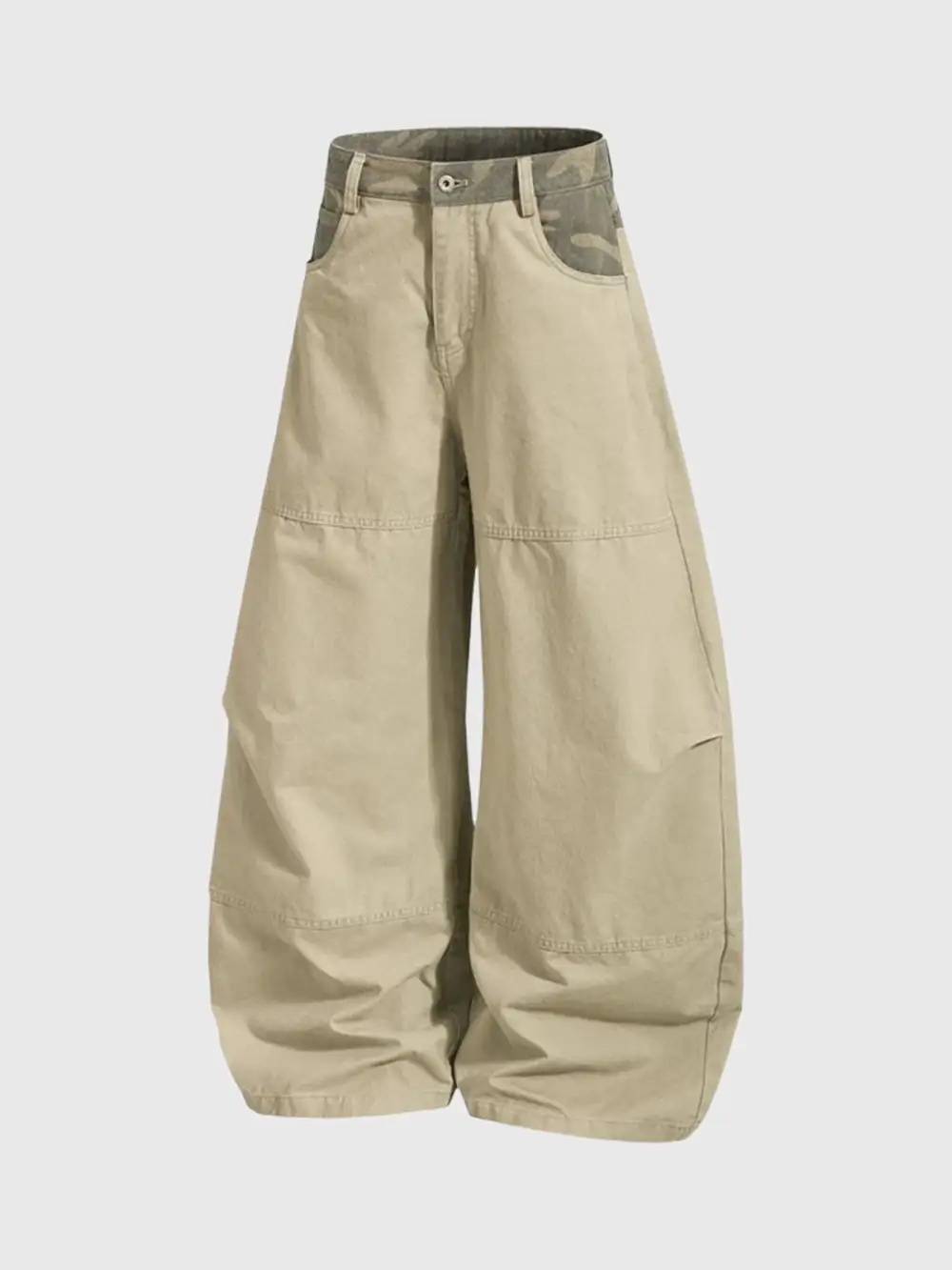 Camouflage Patchwork Pants