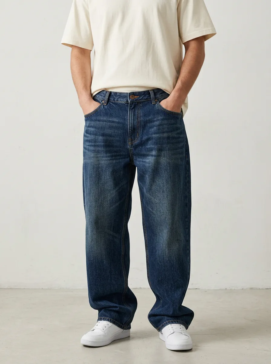 Men's Effortless Relaxed Fit Jeans