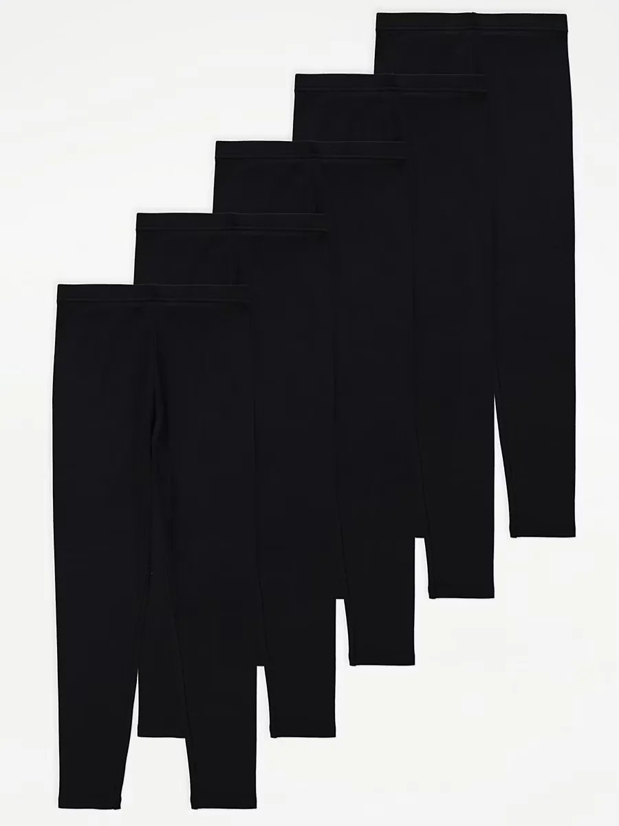 Black Leggings 5 Pack