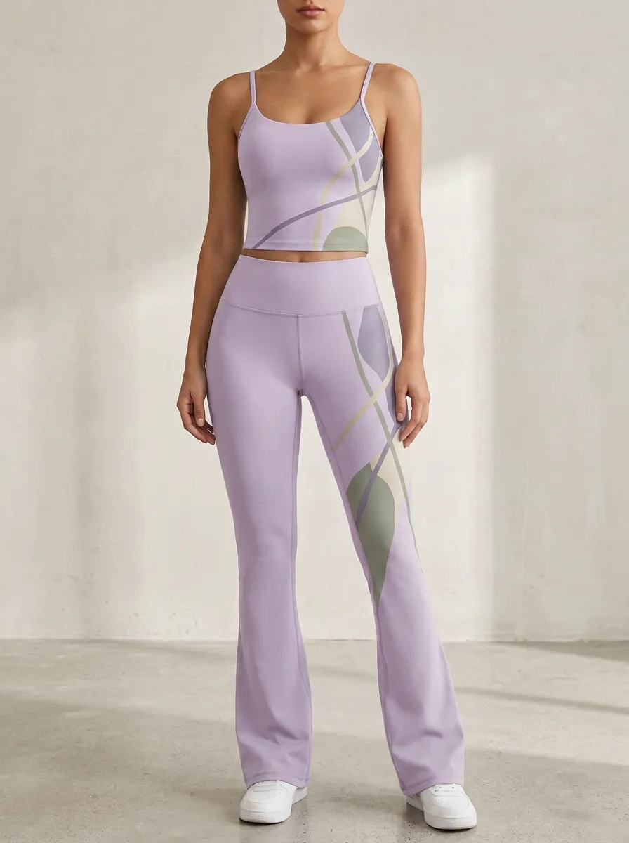 Geometric Paneled Flared Flare Active Set
