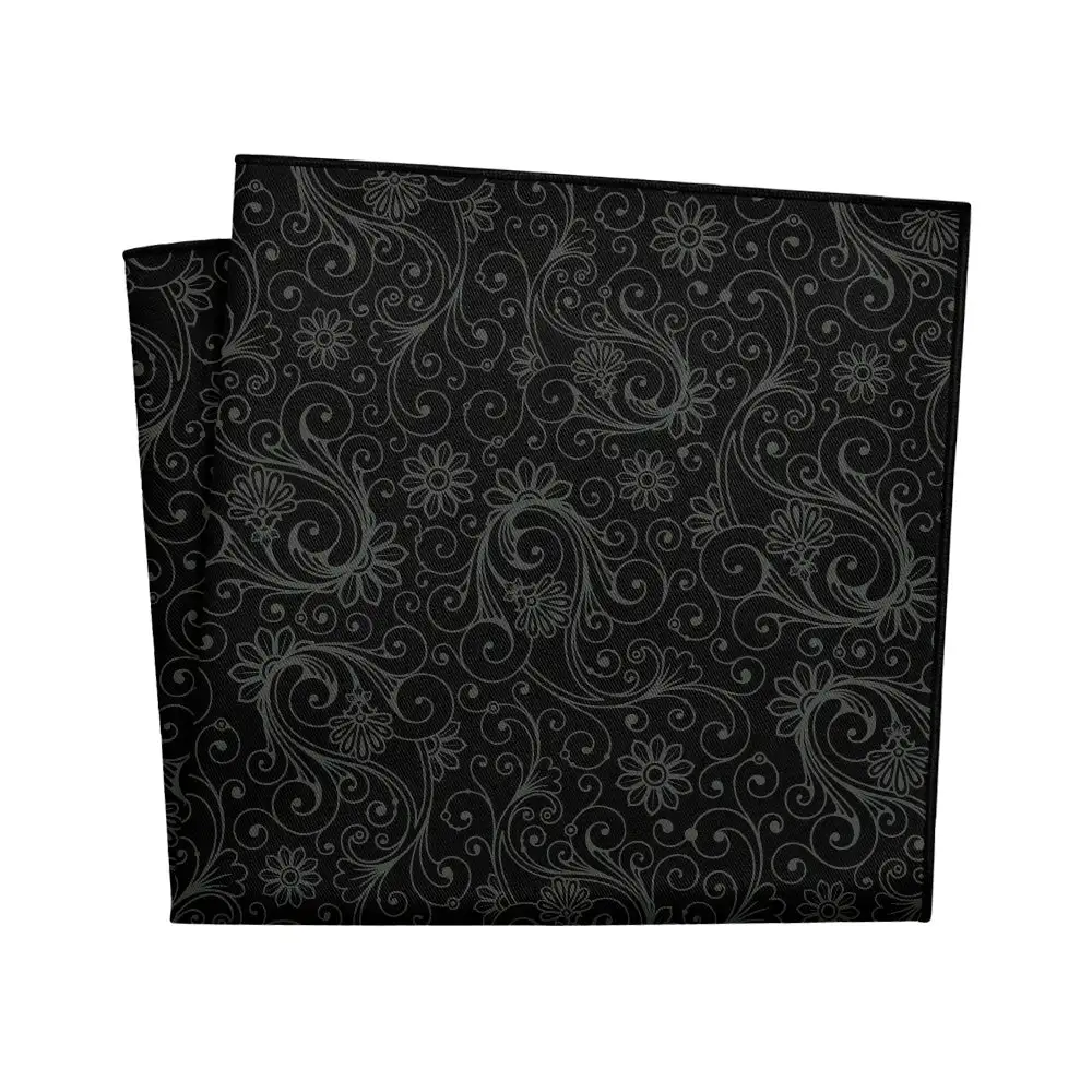Elegant Smart Ornate Paisley Pocket Square