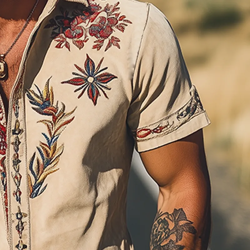 Textured Suede Overshirt Washed Shirt