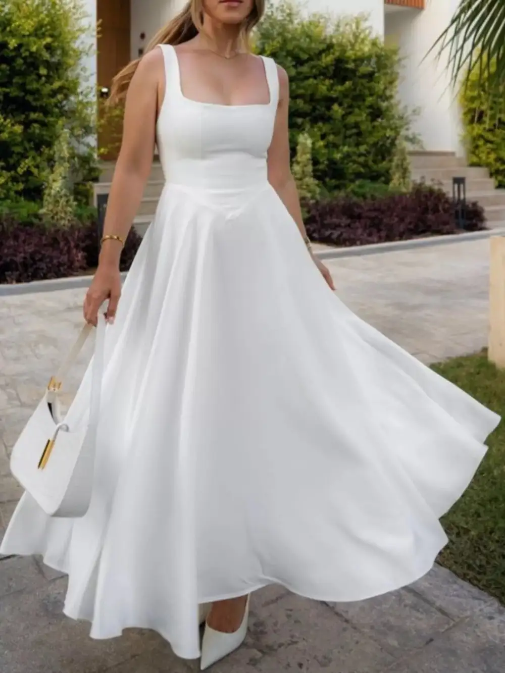 Soft Touch Square Neck Dress